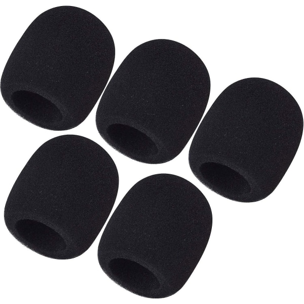 5 Pack Foam Mic Cover Håndholdt mikrofon Forrude (5 Pack)