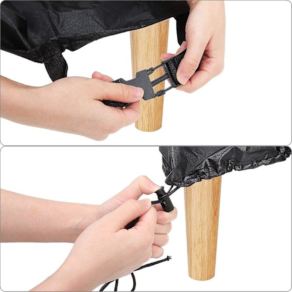 ASelected Solstolsskydd, 210D Polyester Vattentät Dammskyddande Vikbar Solstolsskydd - 210x 75 x 80 CM