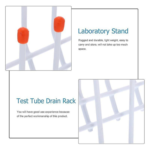 Laboratorietorkställ 24 Stift Lab Glasvaruställ Tråd Glasvaruställ Väggmonterat/ Lab Glas Torkning