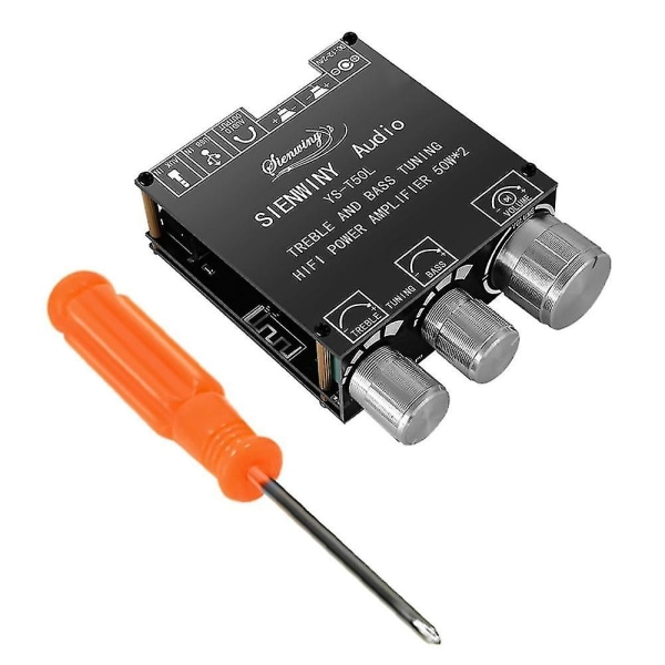 -t50lBluetooth Digital Amplifier Board50wx2 Bt5.1Med Front-end High-Justering Stereo Audio Amplif