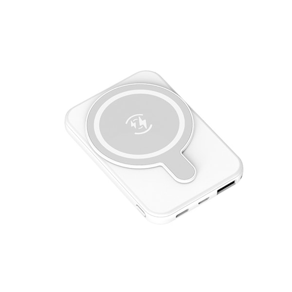 Ultratynn magnetisk trådløs lader 5000 mAh mini hurtiglading bærbar powerbank