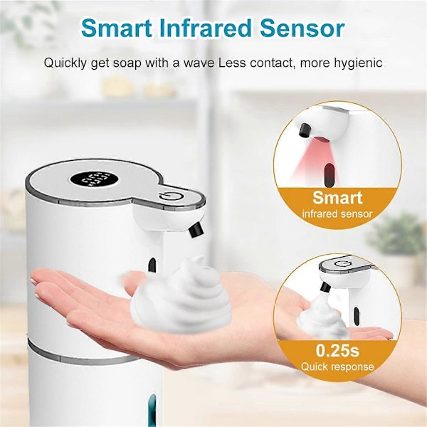 Automatisk sensor sæbedispenser Sensor sæbedispenser Skum håndvask Bordplade sæbe Håndvask Smart Fo
