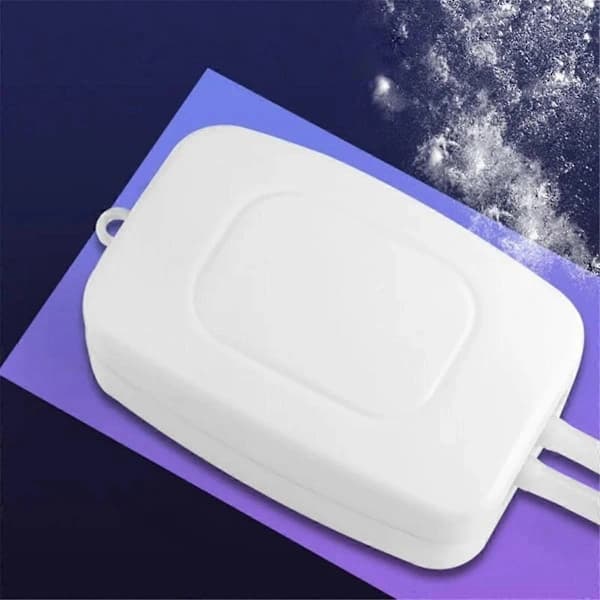 USB-driven akvarieluftpump, akvarietillbehör, justerbar luftventil, tyst bubbelluftpump (svart).
