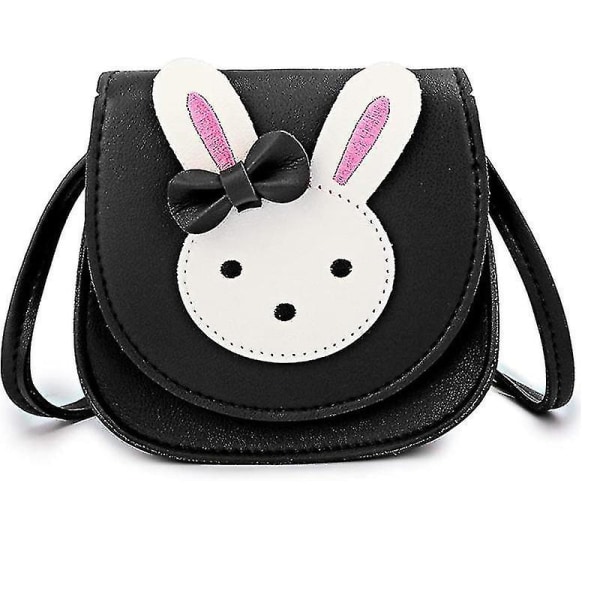 Lille pigers skuldertaske sød håndtaske prinsesse mini kanin crossbody taske med justerbar rem