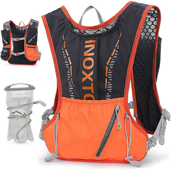 Hydreringsväst Ryggsäck, Lätt Vattenlöpningsvästpaket Med 1,5 L Vattenblåsa Dagryggsäck För Vandring Trail Running Cykling Race Marathon För Kvinnor