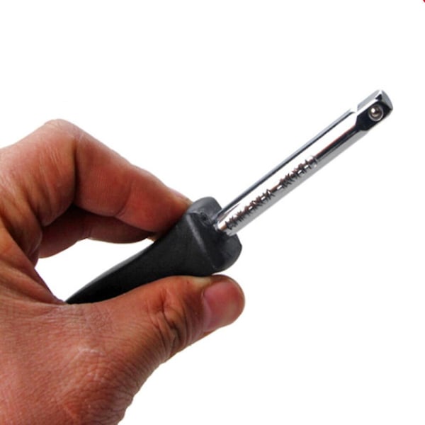 100% New Upgraded 1/4 Dual-purpose Socket Wrench With 6.3mm Bottom Hole Connection Handle