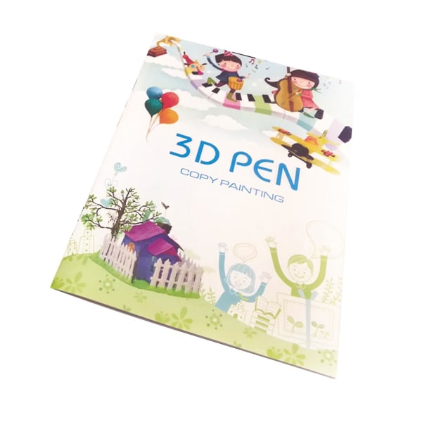 3d-pennamallbok för 3d-utskrift Pennateckningsschabloner 40 ritmönster med en gratis genomskinlig mall för barn DIY