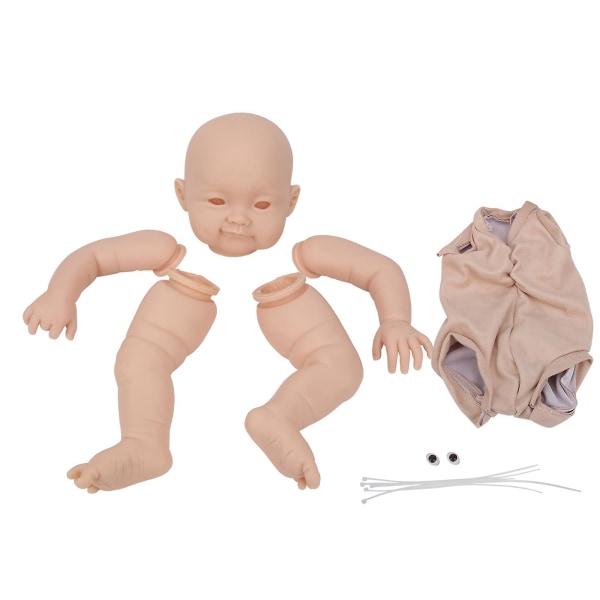 22-tums DIY Reborn Doll Set Omålad naturtrogen docka-kit Tillbehör för barn Barn