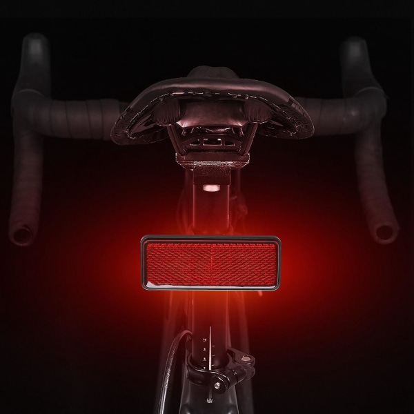 Rödljus Bak Motorcykel Fyrhjuling Cykel Reflektor Nummerskylt Reflektor för