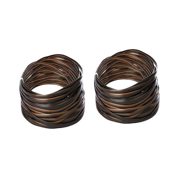 Kaffegradient Platt Syntetisk Rattan Reparationsmaterial Rattanfläta Reparationskit för Stickning och Stol T