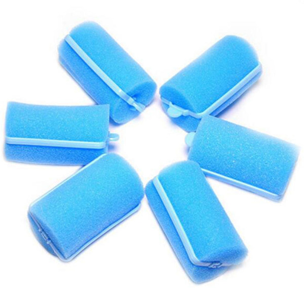24 st Magic Sponge Skumkudde Hårstilningsrullar Populära Skum Mjuka Hårcurlers Rullar (2,0 mm)