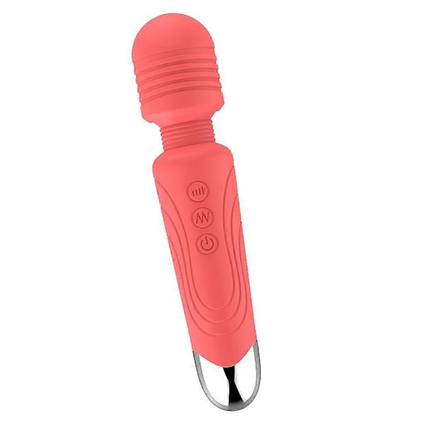 Massagepind med 8 Vibrationstilstande & 20 Vibrationsintensiteter Bærbar Håndholdt Massager Lindrer Dine Spændte Smertende Muskler
