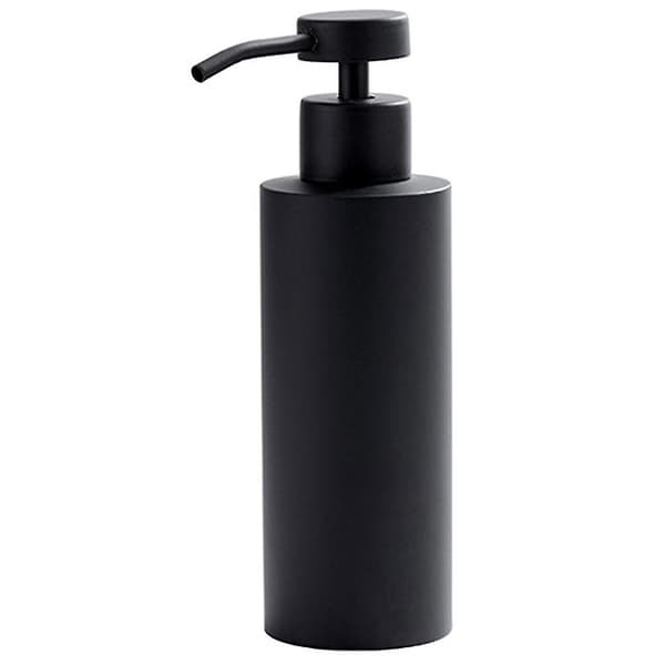 Håndsæbe Dispenser - Rustfrit Stål Dish Bath Countertop Lotion Dispensere, Sort Flydende Vask Børst