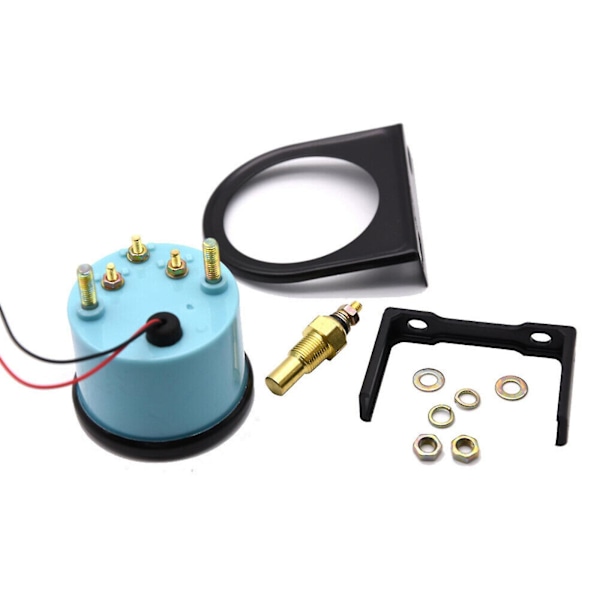52mm Bil Auto LED Vandtemperatur Måler Kit 100-250+ 32mm Sensor Adapter Yo