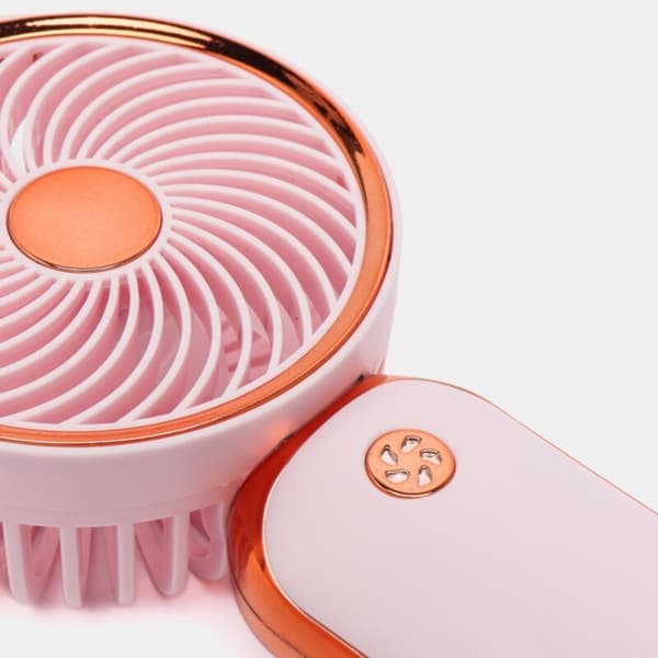 Mini bærbar USB oppladbar bordvifte, rosegull