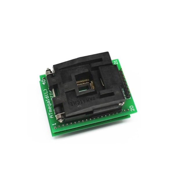 Tqfp44 til Dip40 brennende socket Chip Programmerer Tqfp44 Adapter Socket Dip40 Qfp44 Atmega16