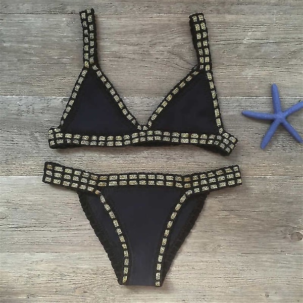 Hæklet badedragt Bikinier Damebadedragt Sexet Bandage Brasiliansk Bikini 2023 Badetøj Dame Badedragt Biquini 120