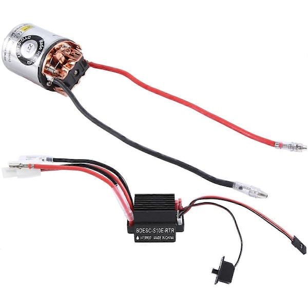 540 Borstad Motor 22T & 320A ESC Borstad Motor Hastighetsregulator med 2A BEC för 1/10 RC Off-Road Racing Bil Lastbil