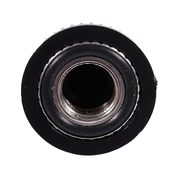 10 x vanntett vippebryterhette, svart gummi, 6 mm diameter