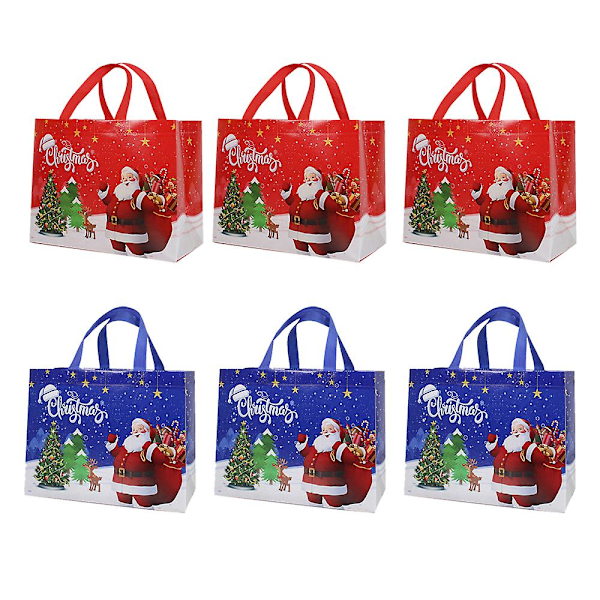 Store julegaveposer, julegaveposer, gjenbrukbare handleposer