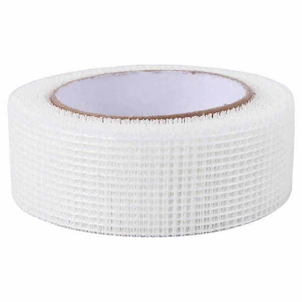 Självhäftande vit glasfibervävtejp för sprickor och hål