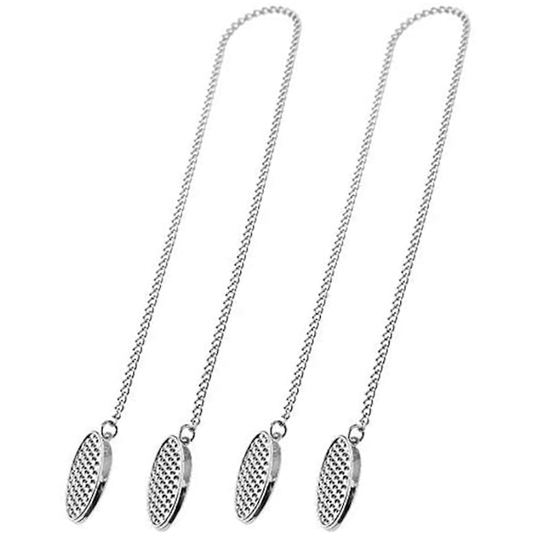 2 stk Serviettkjede Serviettholdere Serviettklips Kjede Fleksibel Lanyard Halsbånd for Eldre A