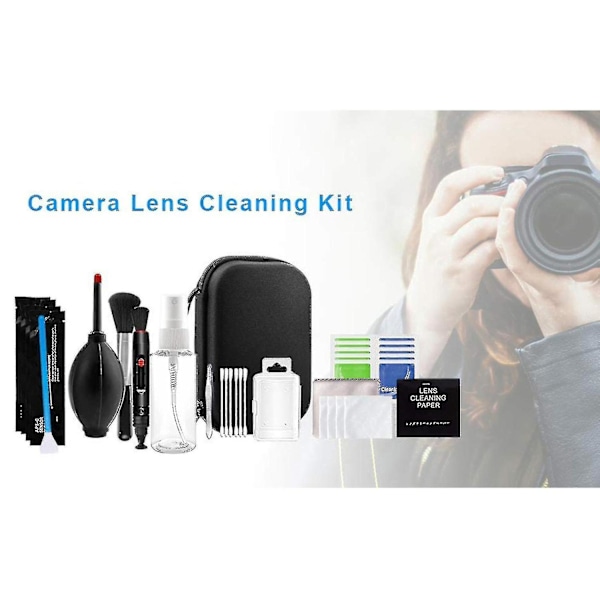 Dslr Kamera Rengjøringssett 29-i-1 Kamera Sett Inkluderer Rengjøringspinner Rengjøringspenn D Blåser For Sensor