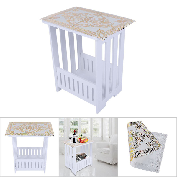 Stilful Moderne Endebord Sidekaffebord 34*26*40cm til Hjemmet