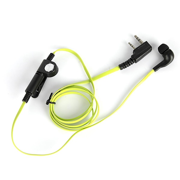 For Bf888s Uv5r Replacement Earbud Walkie Talkie Green Noodle Style Headphone