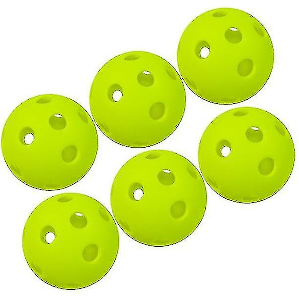 12-pack Pickleball-bollar för inomhus med 26 hål, boll med hål för inomhusträning, kompatibel med inomhus