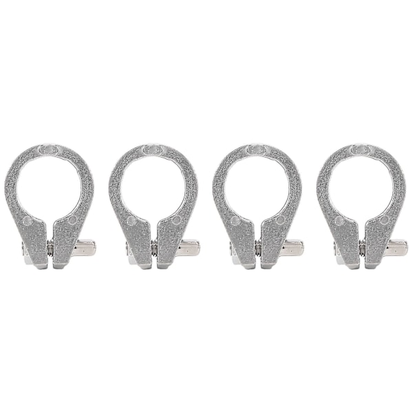 4 st Cymbalstativ Hinged Memory Lock för Trumma 22mm Fäste Rör Kit Montering Hårdvara