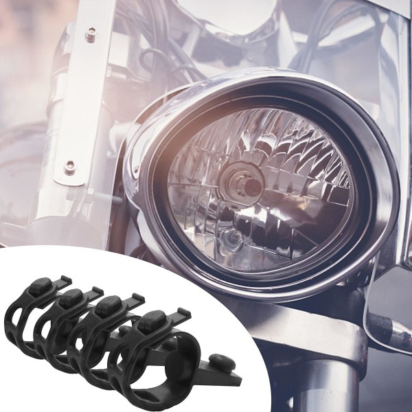 4stk Motorsykkel frontlys feste brakett belte Frontlys kåpe gummibelte for KTM XCW EXCF HUSQVARNA FC250 2005-2020