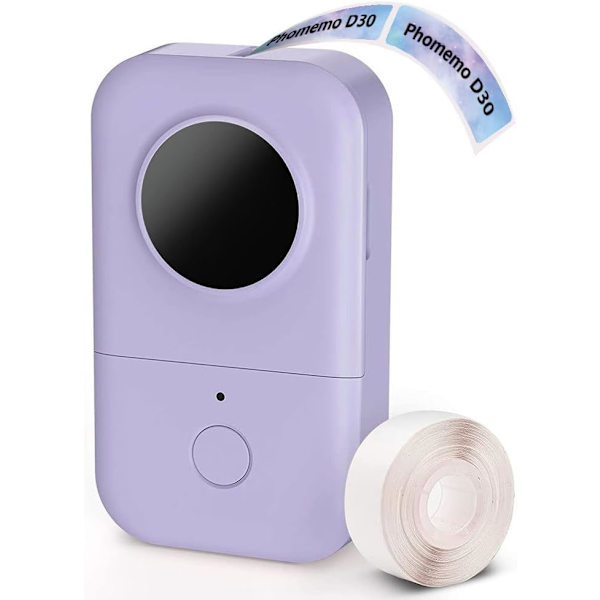 Tarra-tulostin, D33 Kannettava Bluetooth-tarra-tulostin käsikäyttöisellä tarra-tulostimella, useita malleja älypuhelimille, helppokäyttöinen, sopii toimistoon