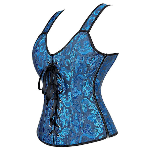 Korsettop i plus size til kvinder, korsetbustier, justerbar, stilfuldt, flatterende design.