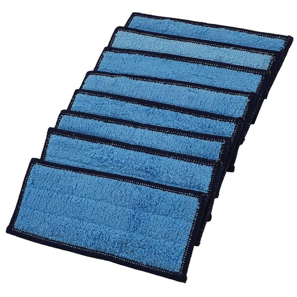 8 Pakk Mikrofiber Våt Moppputer Vaskbare Gjenbrukbare Erstatning