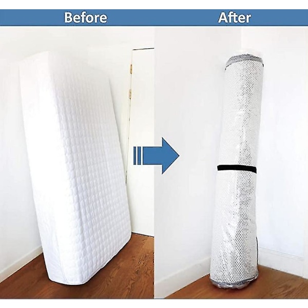 Vakuumpåse för madrasser/täcken Förvaringspåsar - Space Saver Vakuumpåsar för extra stor latex/svampmadrass Tung - Tjock plast(wanan)