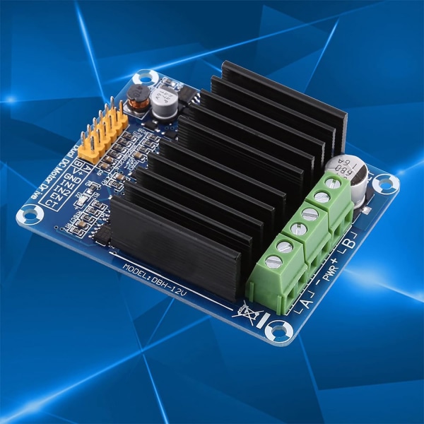 DC5-12V 0A-30A dobbeltkanals H-bro driver motor robot stepper driver styrekort modul