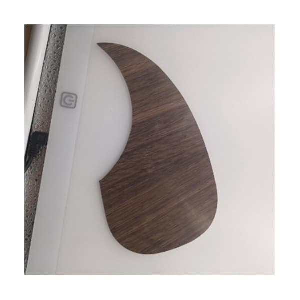 Gitarr Träkorn Pickguard Folk Pickguard Valnöt Träkorn Pickguard Vänsterhänt Gitarr Pickguard