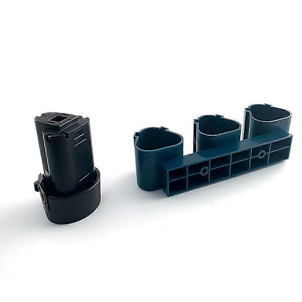 Batterihållare Hållbar batterihållare för verktygshållare /10.8/12v Blå 3 i 1 batterihållare för 12V batteri