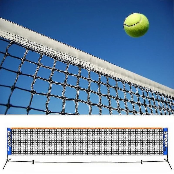 Bærbar sammenleggbar Enkel 3m 4m 5m 6m Tennisnett Badmintonnett