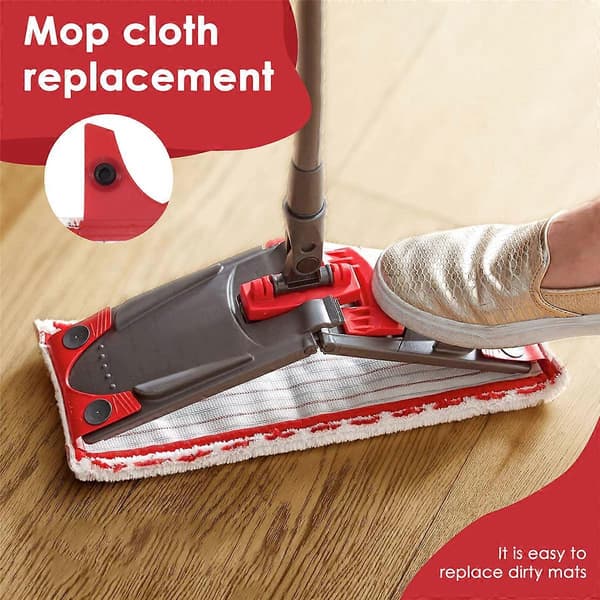 3 stk/parti for mopp 1-2 mopp erstatning mikrofiber påfyll mopppute