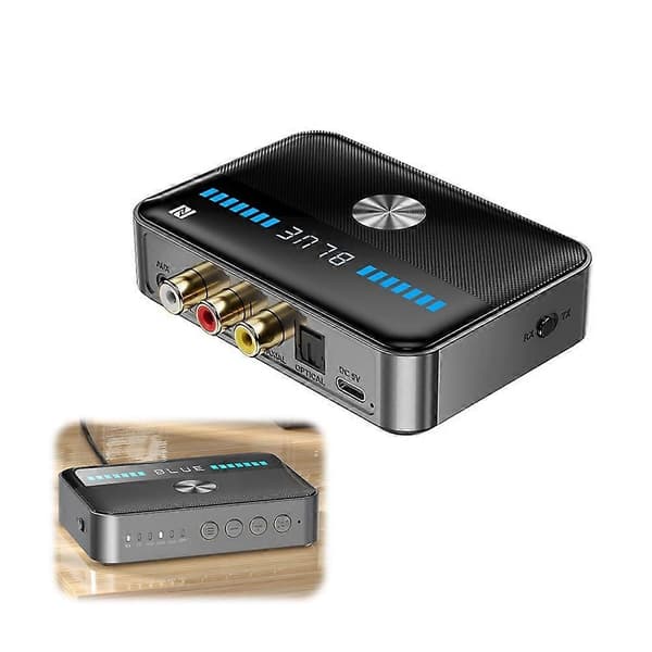 Uusi 6.0 Bluetooth-vastaanotin NFC Bluetooth-sovitin Koaksiaalinen Optinen Hifi Bluetooth-lähetin Universaali