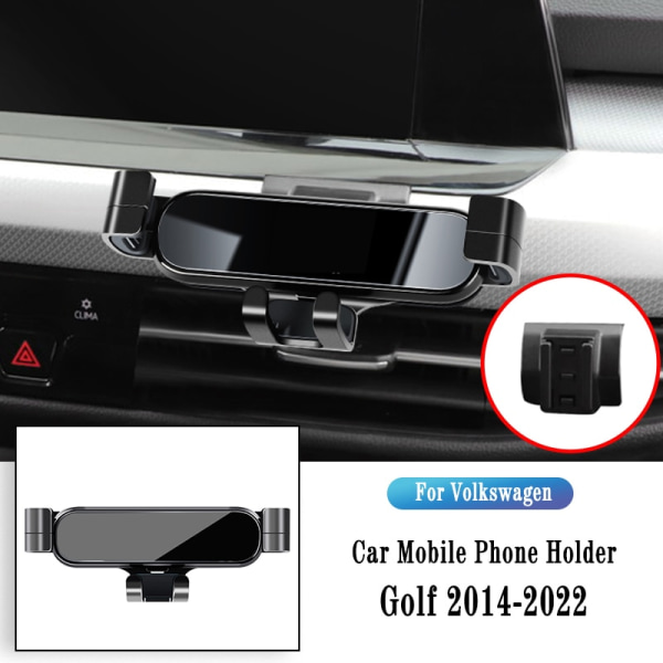 Biltelefonhållare för Volkswagen VW Golf 7 8 MK7 2014-2022 Gravity  Navigation Bracket GPS-stativ Luftuttag Clip Roterbart stöd For Golf 8  2020-2022 24d7 | For Golf 8 2020-2022 | Fyndiq