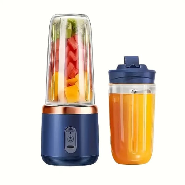 Bærbar Blender Sæt med Dobbelte Kopper