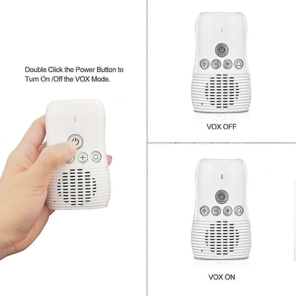 DBM-8 Let Nat Trådløs Tovejs Audio Babyalarm Tal Tilbage Intercom Lydalarm til Spædbarn AU Plug