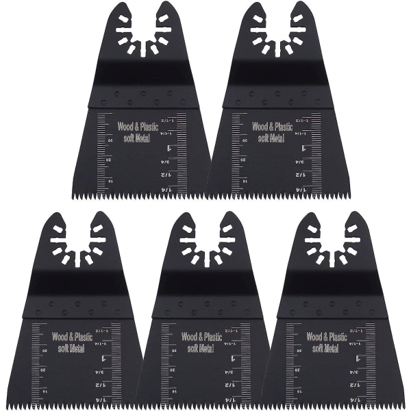 5 pakke oscillerende sagblader med flere verktøy 65 mm kompatibel med Bosch