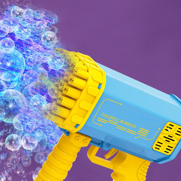 Boblemaskin for barn 36-hulls boblemaskin automatisk boblemaskinblåser for barn Voksne Sommer utendørs festaktivitet