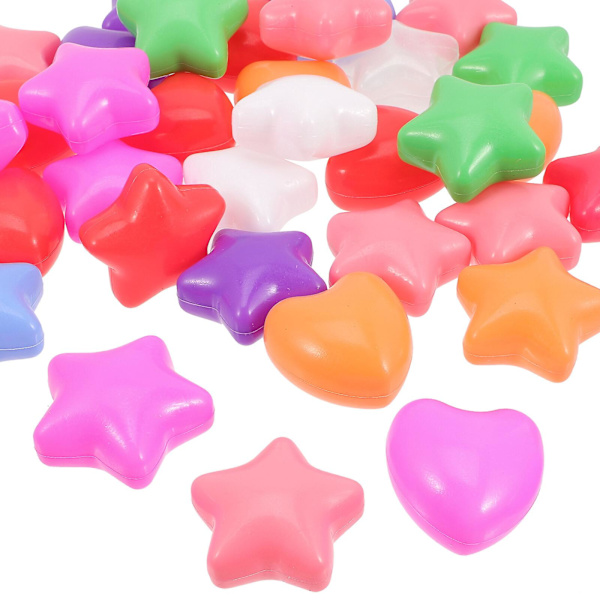 100 stk. Badedyr til Børn Stjerne Legebolde Ballpit Bolde Børn Farverige Ocean Bolde Børn Legebolde Spil Ocean Bolde Legebolde