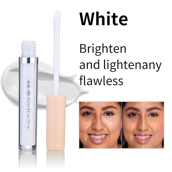 Concealer fjerner mørke rande, dækker pletter i ansigtet, 7-farve palette skjuler og udjævner hudtonen