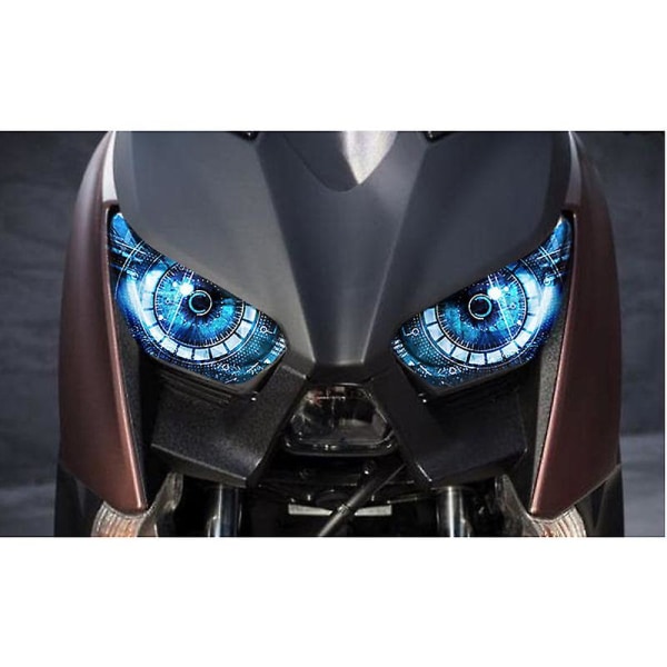 Moottoripyörän tarvikkeet ajovalojen suojatarra ajovalojen tarra Yamaha Xmax 300 Xmax 250 2017 2018 A